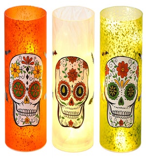 Gls DOD LED Cylinder 3 Asst