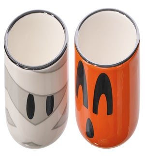 Cer Mummy/Pumpkin Ramekin 2 Asst