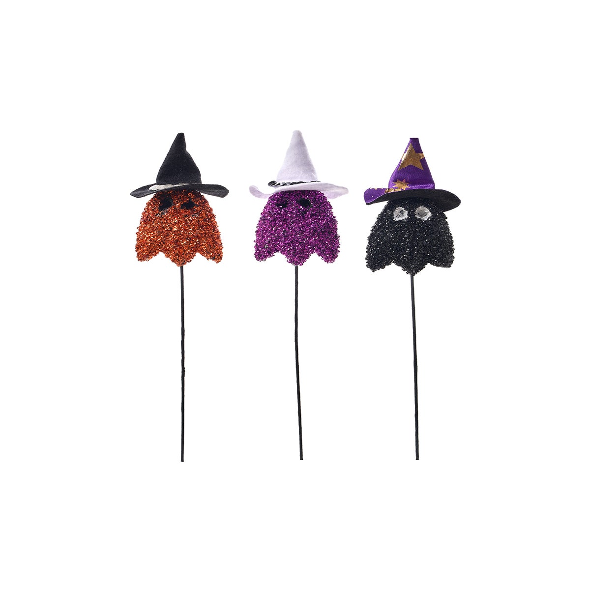 Beaded Ghost Picks 3 Asst