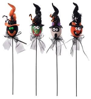 Fab Witch Hat Head Pick 4 Asst