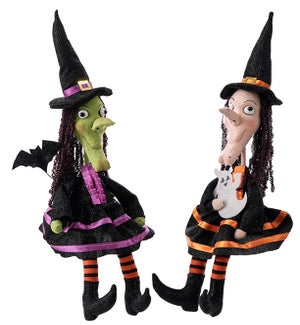Fab Witch Ghost/ Bat Shelf Sitter 2 Asst