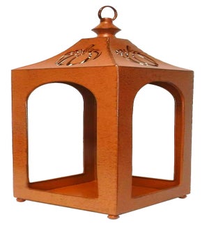 18.5in Mtl Pumpkin Lantern