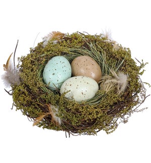 Flrl Egg Feather Nest