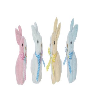 Fabric Pastel Bunny 4 Asst