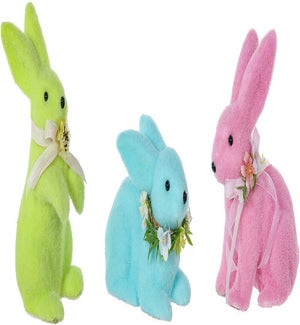 Flock Spr Rabbit 3 Asst