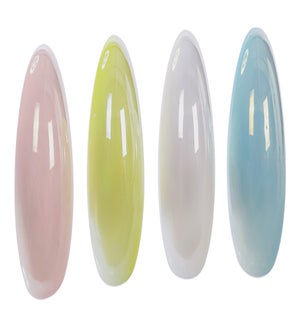 Cer Pastel Egg 4 Asst/Tray 12 pcs