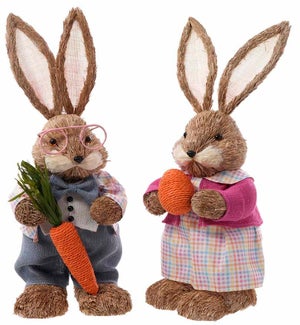Fab Tall Bunny w/ Glasses 2 Asst