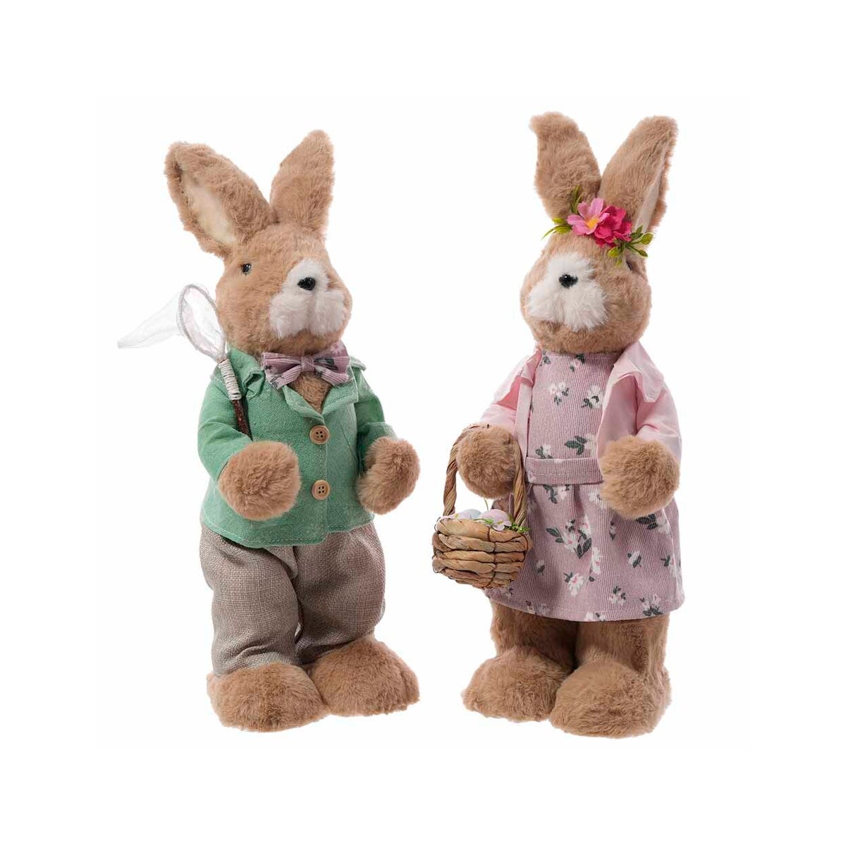 Fab Easter Bunny Couple 2 Asst