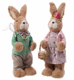 Fab Easter Bunny Couple 2 Asst