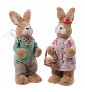 Fab Easter Bunny Couple 2 Asst