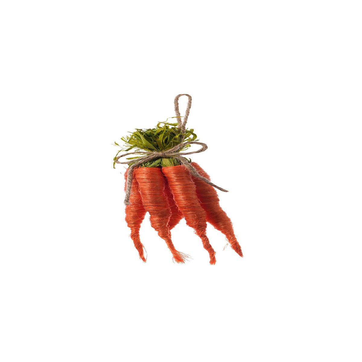 Lrg Sisal Carrot Bundle Hang