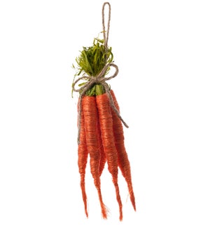 Lrg Sisal Carrot Bundle Hang