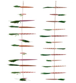 Fab Carrot Garland 2 Asst