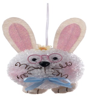 Fab Curly Whisker Hanging Bunny