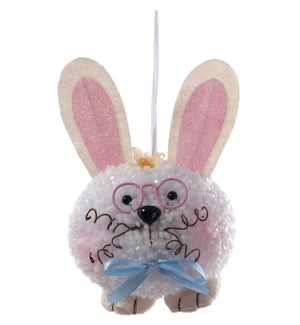 Fab Curly Whisker Hanging Bunny