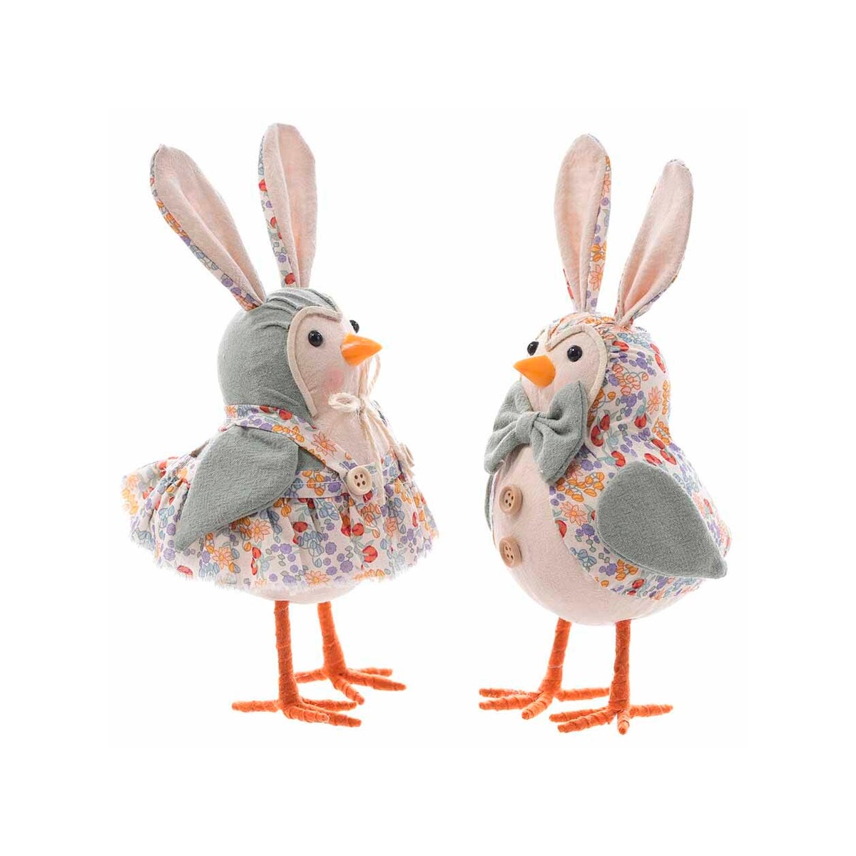 Fab Grn Bunny Ear Bird 2 Asst