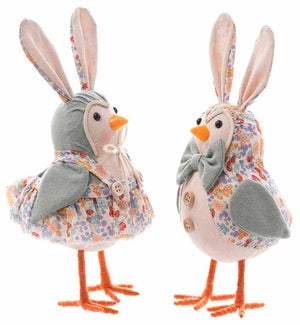 Fab Grn Bunny Ear Bird 2 Asst