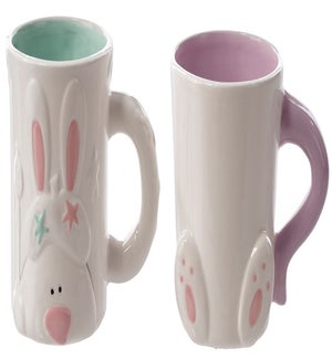 Cer Bunny Mugs 2 Asst