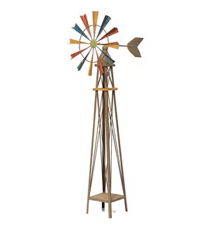 Sm Metal Colorful Windmill Stand