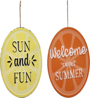 Enml Citrus Word Slice Hang 2 Asst