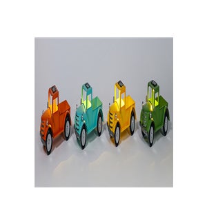 Mtl Brt Truck Glow Planter 4 Asst