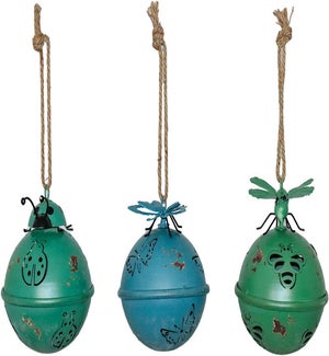 Mtl 3D Spring Bug Bell Hang 3 Asst