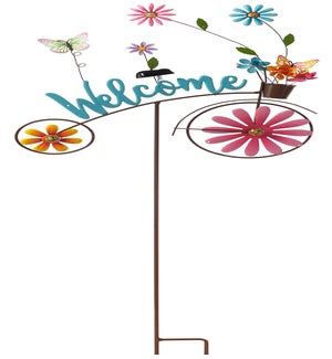Metal Welcome Bike Stake