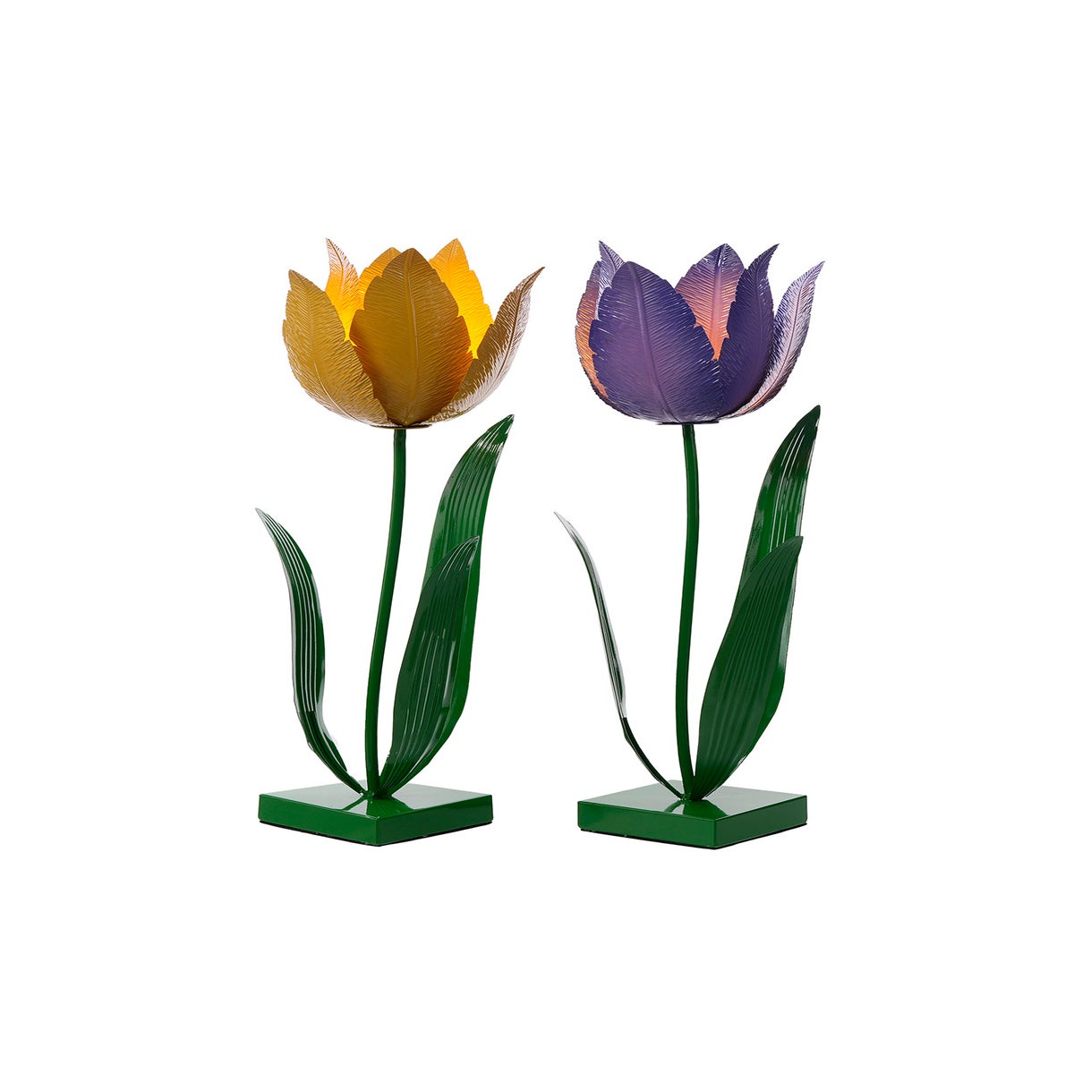 Lrg Mtl Tulip Standing 2 Asst