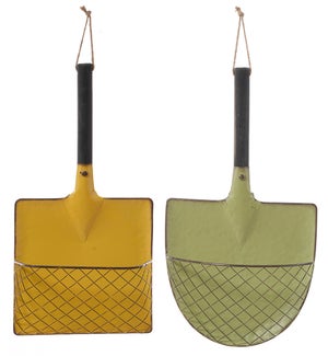Lrg Mtl Shovel Container Hang 2 Asst