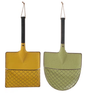 Lrg Mtl Shovel Container Hang 2 Asst