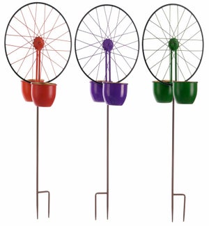 Lrg Mtl Wheel Stakes 3 Asst