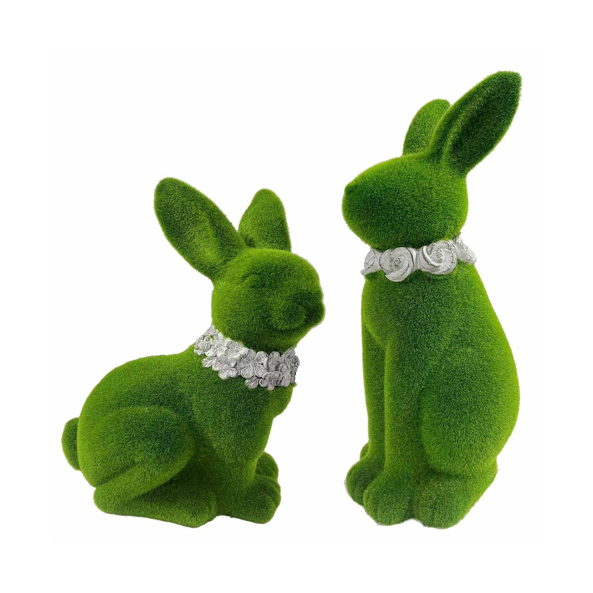 MGO Grn Flower Bunnies 2 Asst