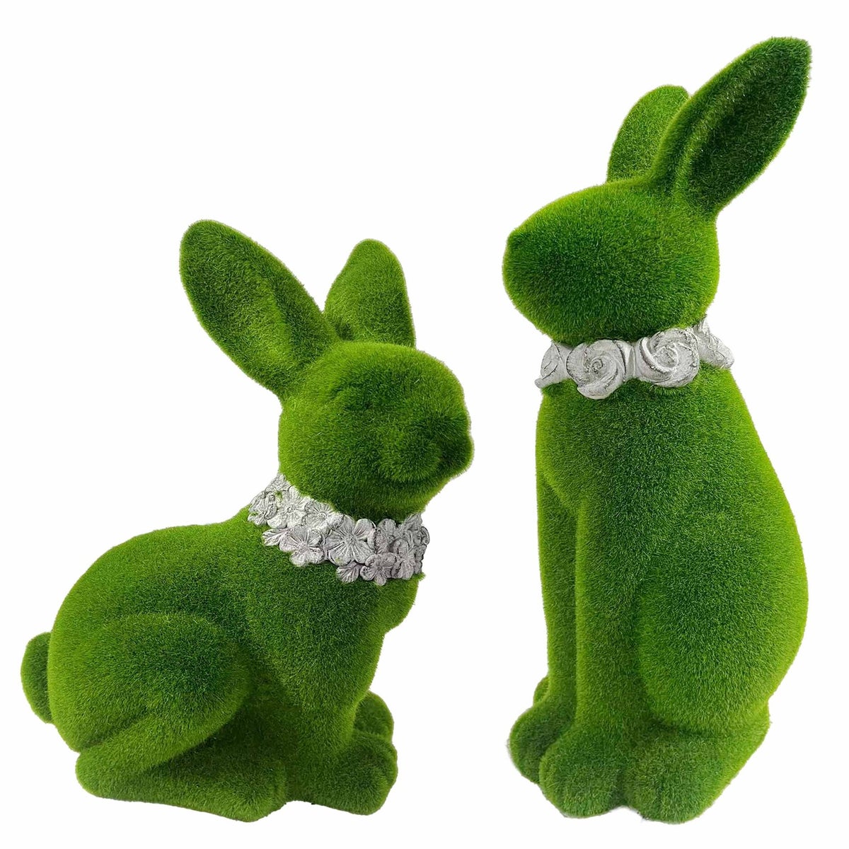 MGO Grn Flower Bunnies 2 Asst