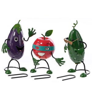 Mtl Bobble Veggie Stakes 3 Asst
