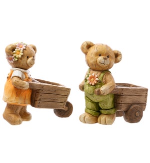 MGO Bears w/ Wheelbarrow 2 Asst