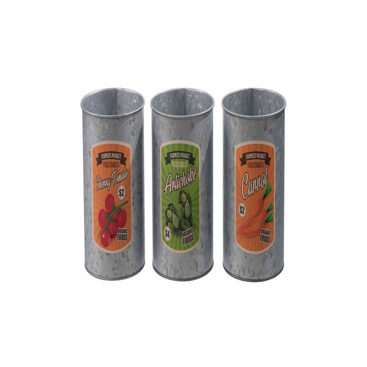 Gal Garden Pots 3 Asst