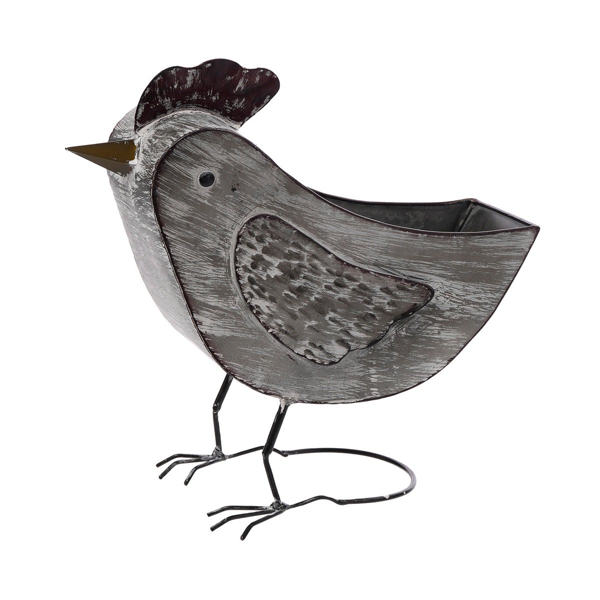 Lrg Mtl Chicken Container