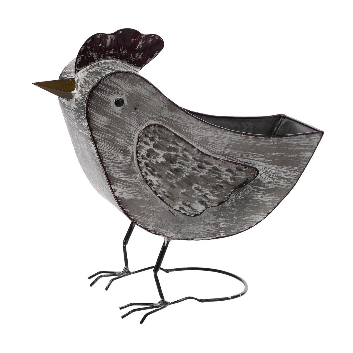 Lrg Mtl Chicken Container
