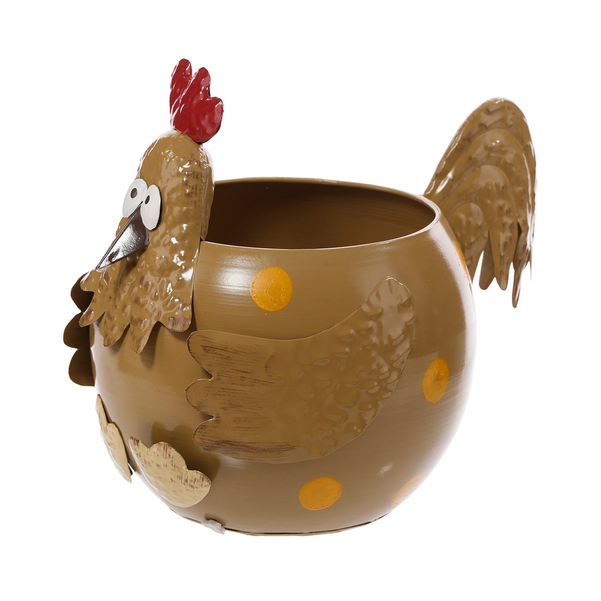 Lrg Mtl Chicken Container