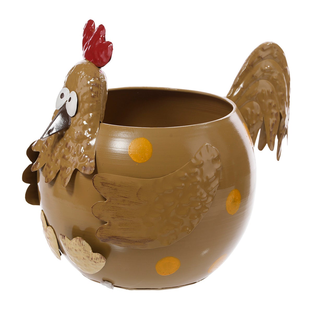 Lrg Mtl Chicken Container