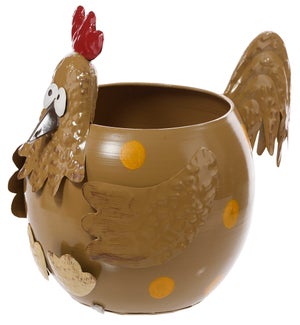 Lrg Mtl Chicken Container