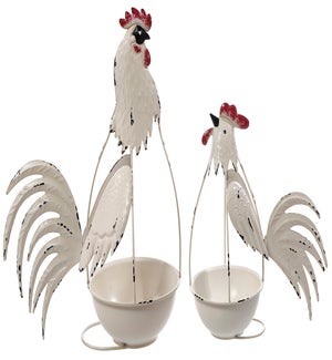 Lrg Mtl Chicken Container