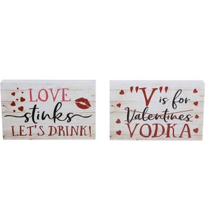 Wd Val Love/Drink-V/Vodka Block 2 Asst