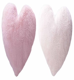 Fab Fluffy Heart Pillows 2 Asst