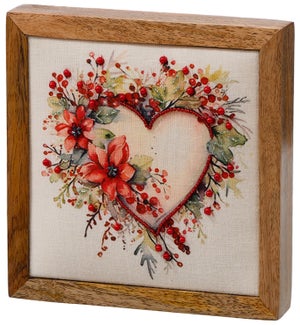 Beaded Valentine Heart Block