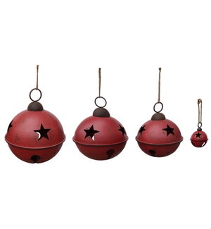 Giant  Metal Red Bell S/4
