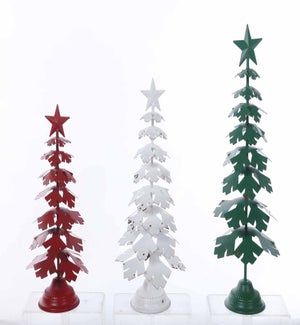 Medium Metal White Snowflake Tree Stand