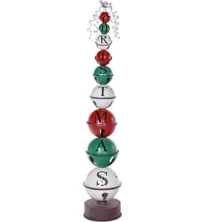Metal R/with G Christmas Bell Stand