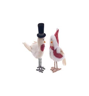 Fabric Chick Couple Stand 2 Asst