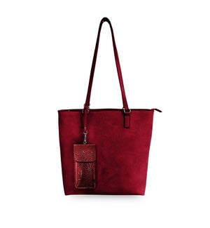 Techy Tote Combo - Burgundy